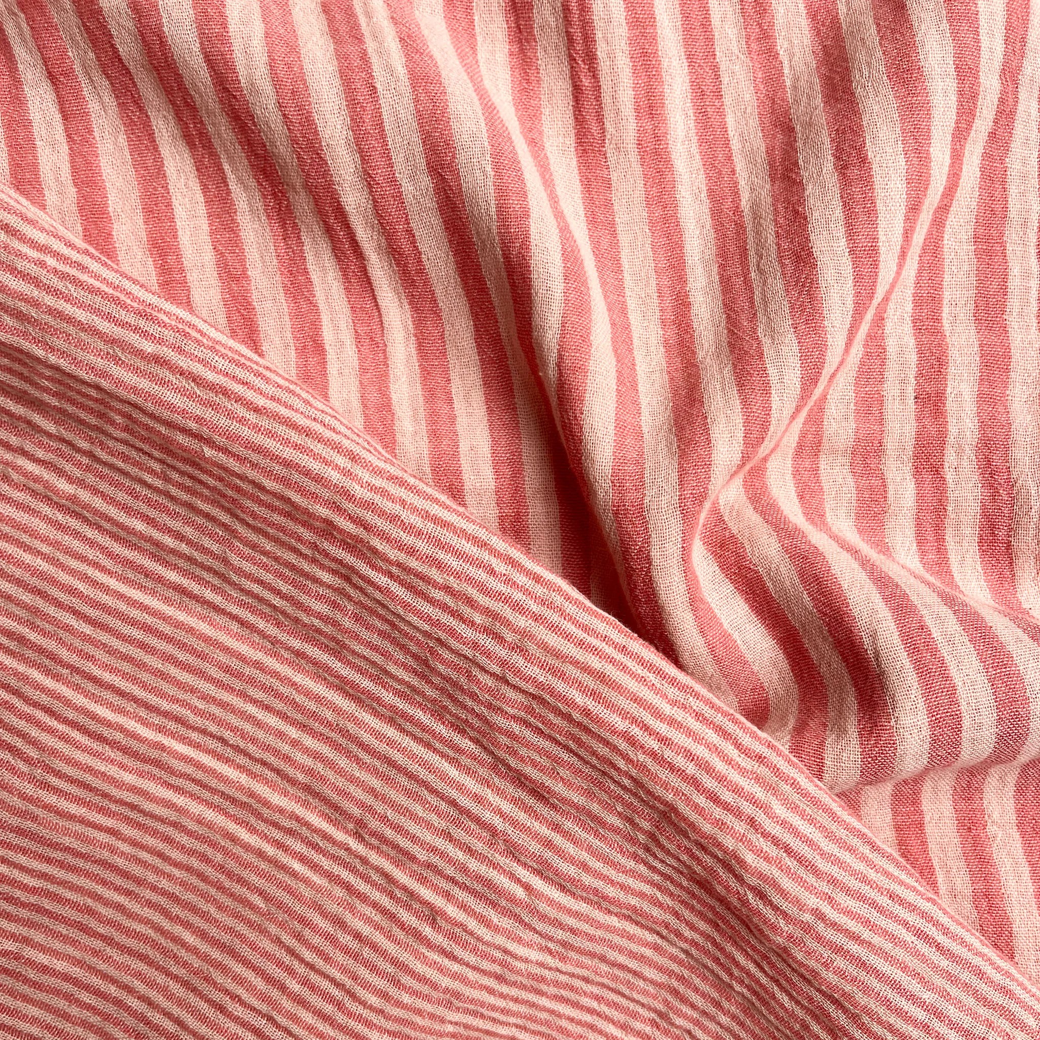 Hydrofiel - nude en roze strepen