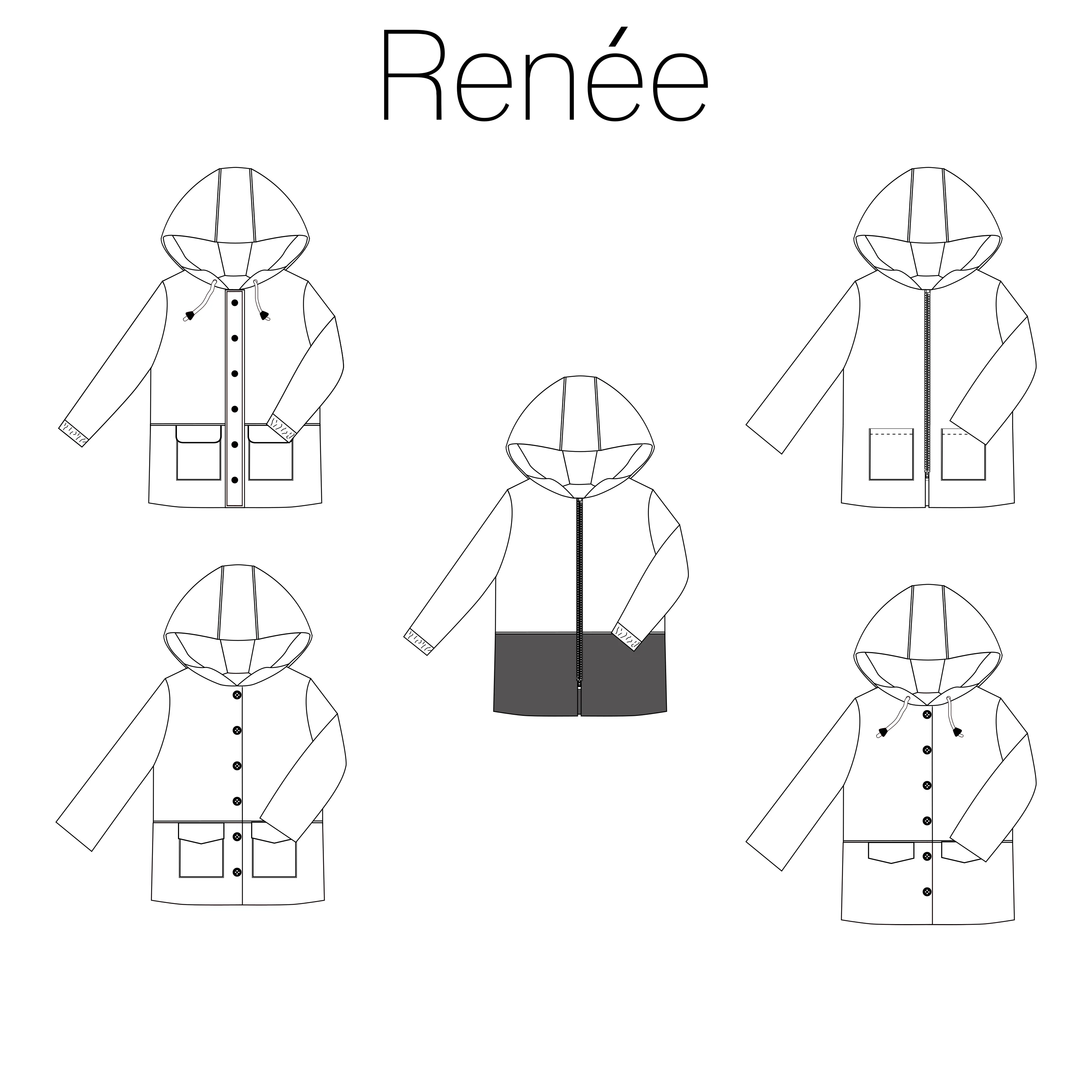 Patroon Renée jas kids – Iris May