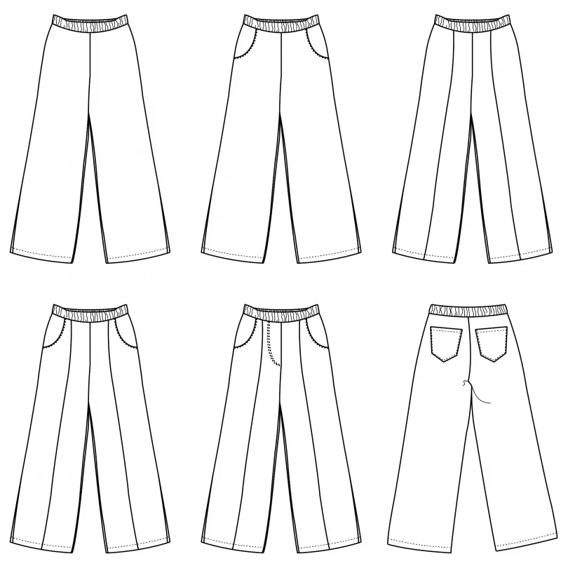 Patroon Bay pants dames – Bel’Etoile