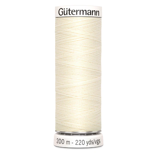 Naaigaren Gütermann - ivoor (001)