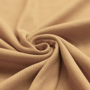 Rib jersey - uni camel