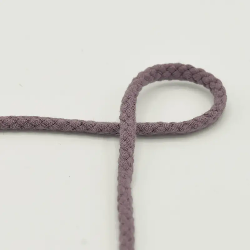 Rond koord - mauve