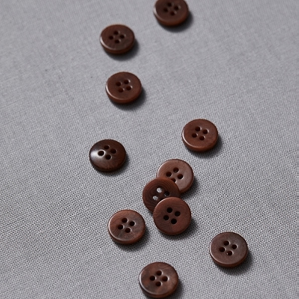 MeetMILK – Corozo knoop 11mm pecan
