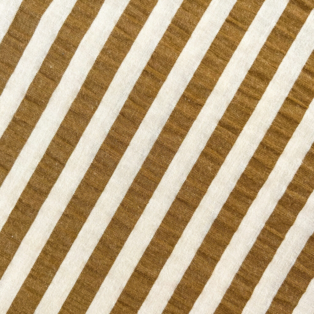 Seersucker – havana peach strepen