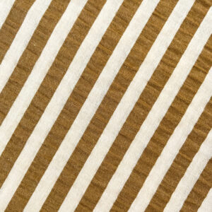 Seersucker – havana peach strepen
