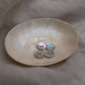 Parelmoer knopen – 15 mm