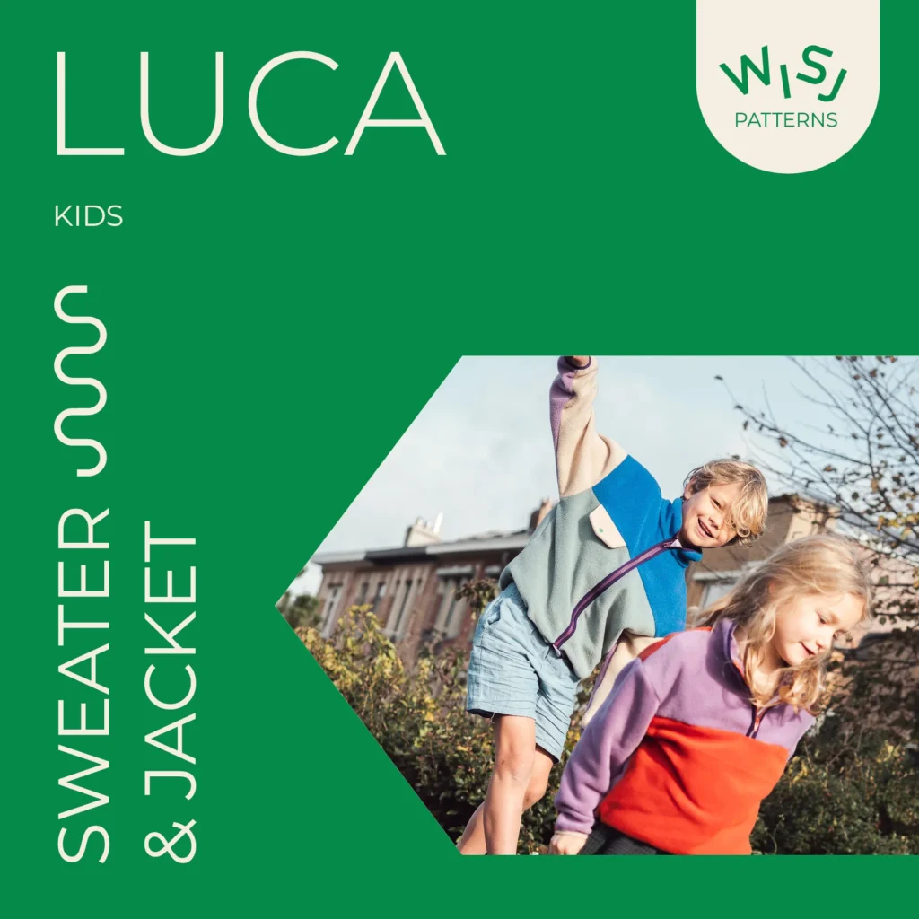 WISJ - Patroon Luca sweater/jack kids