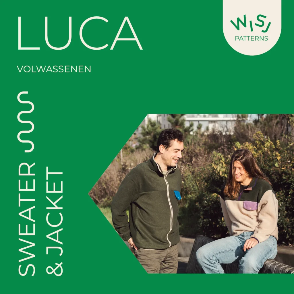 WISJ - Patroon Luca sweater/jack volwassenen