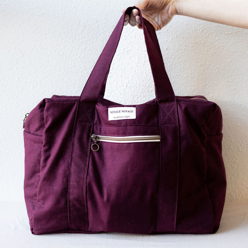 Naaipakket reistas - aubergine bohemian