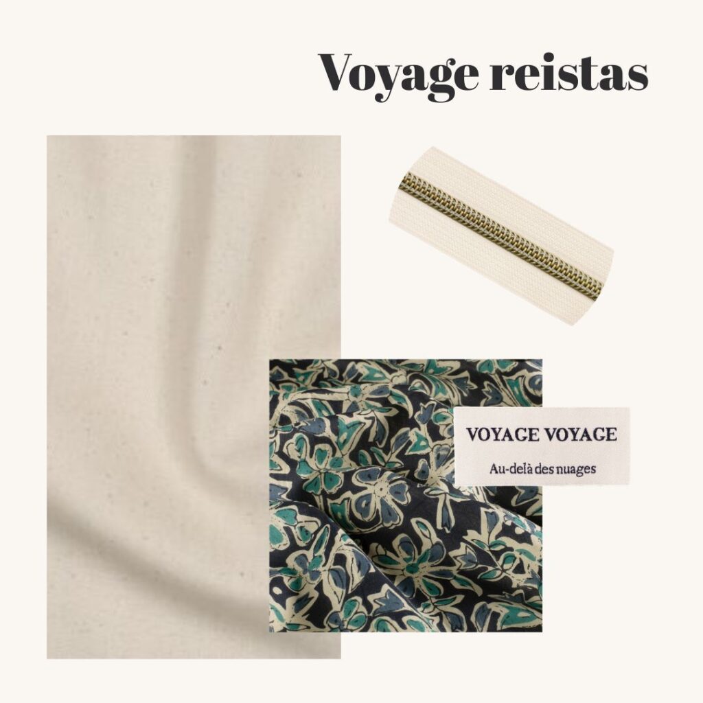 Naaipakket reistas - canvas ecru