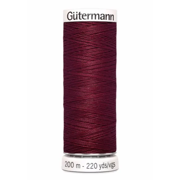 Naaigaren Gütermann - donkerrood (368)