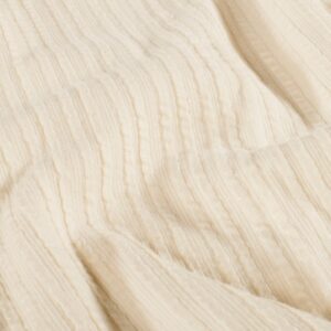 Rib jersey ruffle jacquard - ivoor