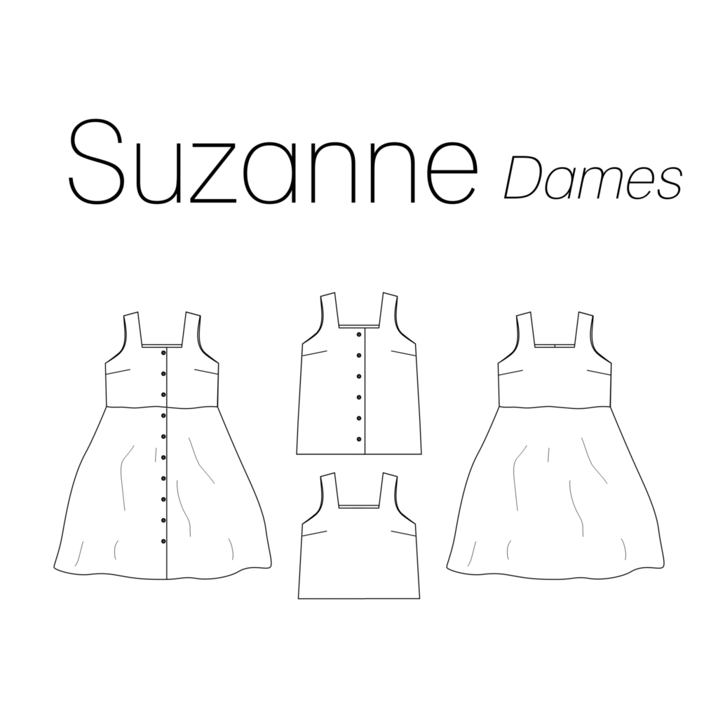 Iris May - Patroon Suzanne top/jurk dames