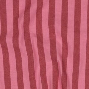 Yarn dyed katoen – strepen mauve