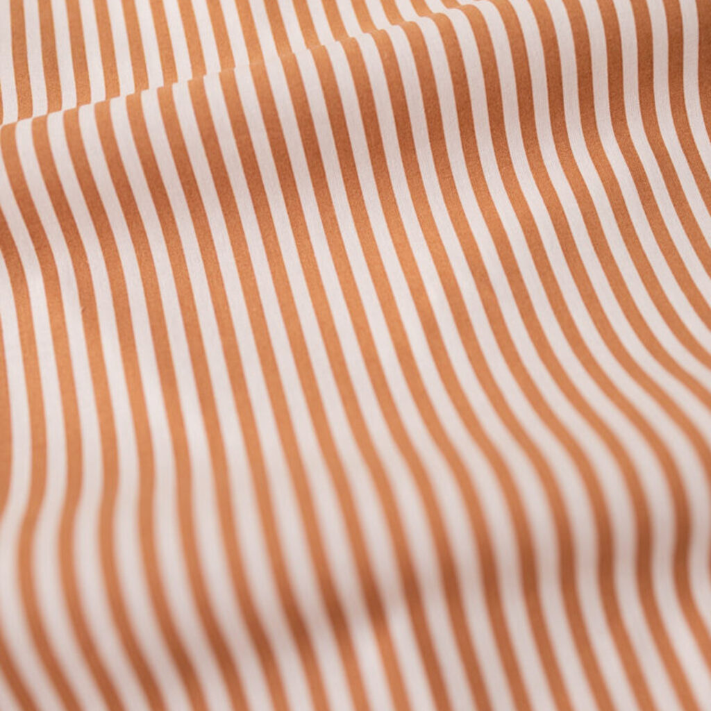 Poplin katoen – roest strepen
