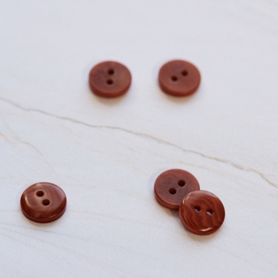 Mind the Maker – Corozo knoop 11mm sienna