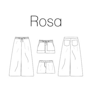 Iris May - Patroon Rosa short/broek
