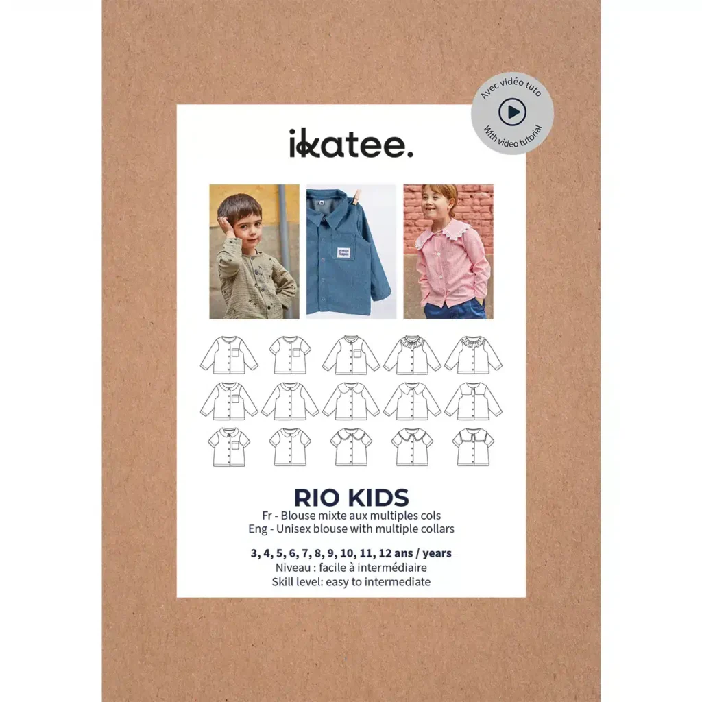 Ikatee - Patroon Rio blouse kids