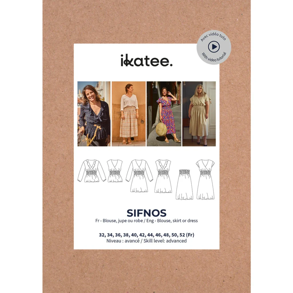 Ikatee - Patroon Sifnos blouse, jurk en rok