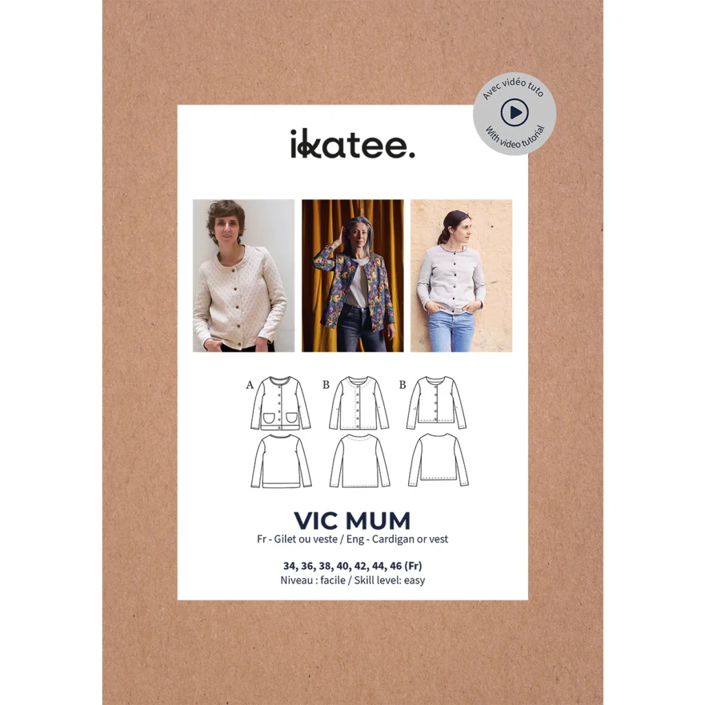 Ikatee - Patroon Vic vest & jasje dames