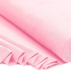 Boordstof - pastel roze