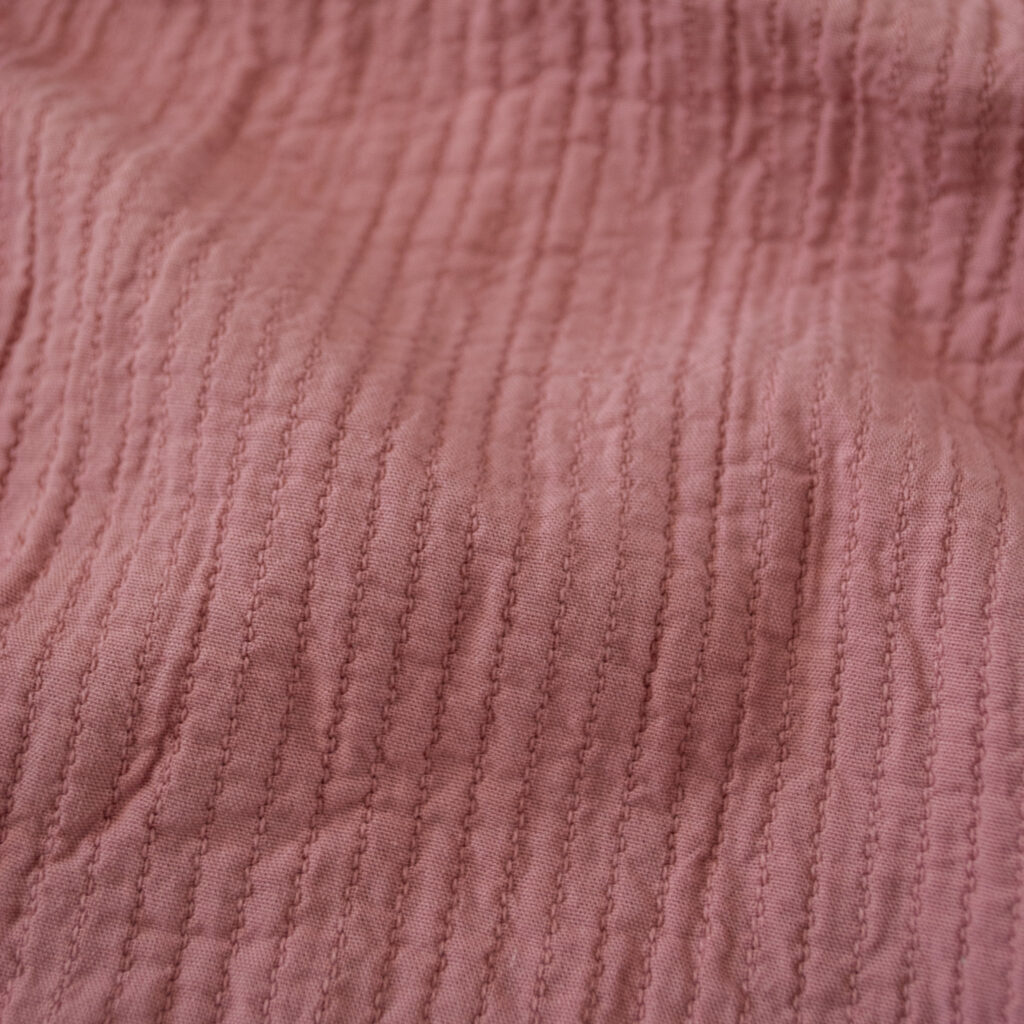 Katoen pique - oud roze