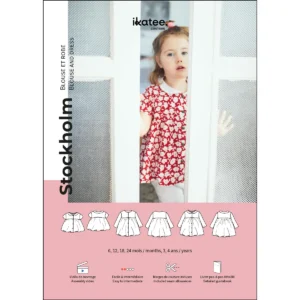 Ikatee - Patroon Stockholm blouse/jurk (6m - 4j)